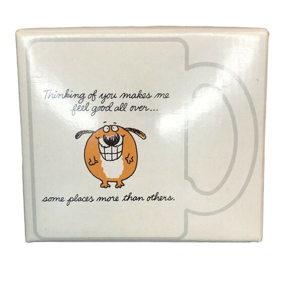 Shoebox Greetings Mug Thinking of You Makes Me Feel Good All Over 1987 - Picture 4 of 8
